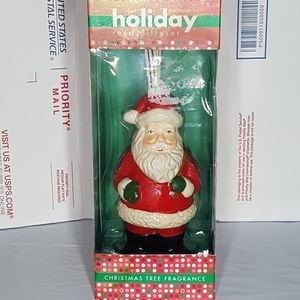 2007 Ceramic Santa Fragrance Oil Reed Diffuser-Christmas, Holiday, Decor, Scents